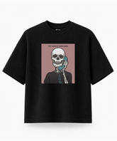 You Should Have Died — Waffle Knit Boxy Oversized T-shirt
