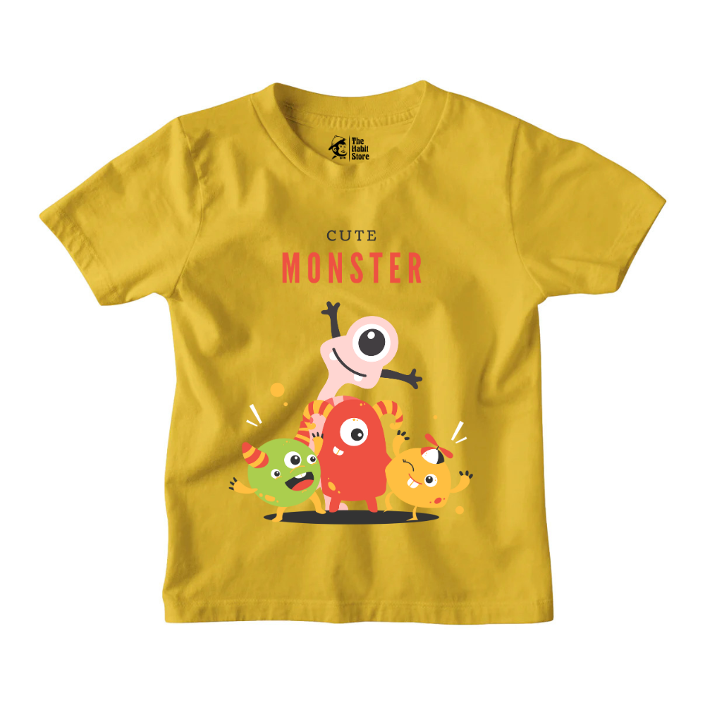 Cute Monster Kids' T-Shirts for Nonstop Smiles!