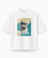 हु Cares — Waffle Knit Boxy Oversized T-shirt