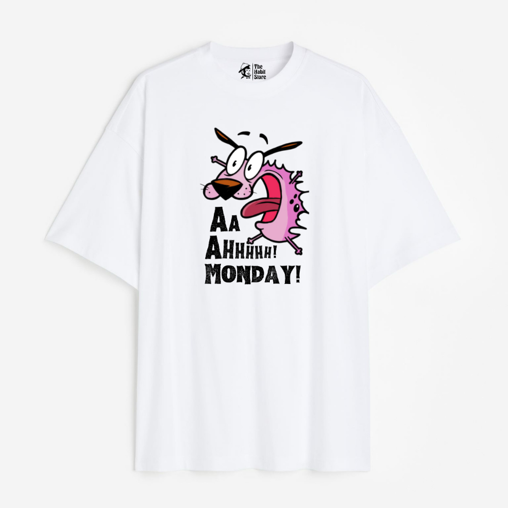 Monday! Lightweight 180 GSM Unisex Oversized T-shirts