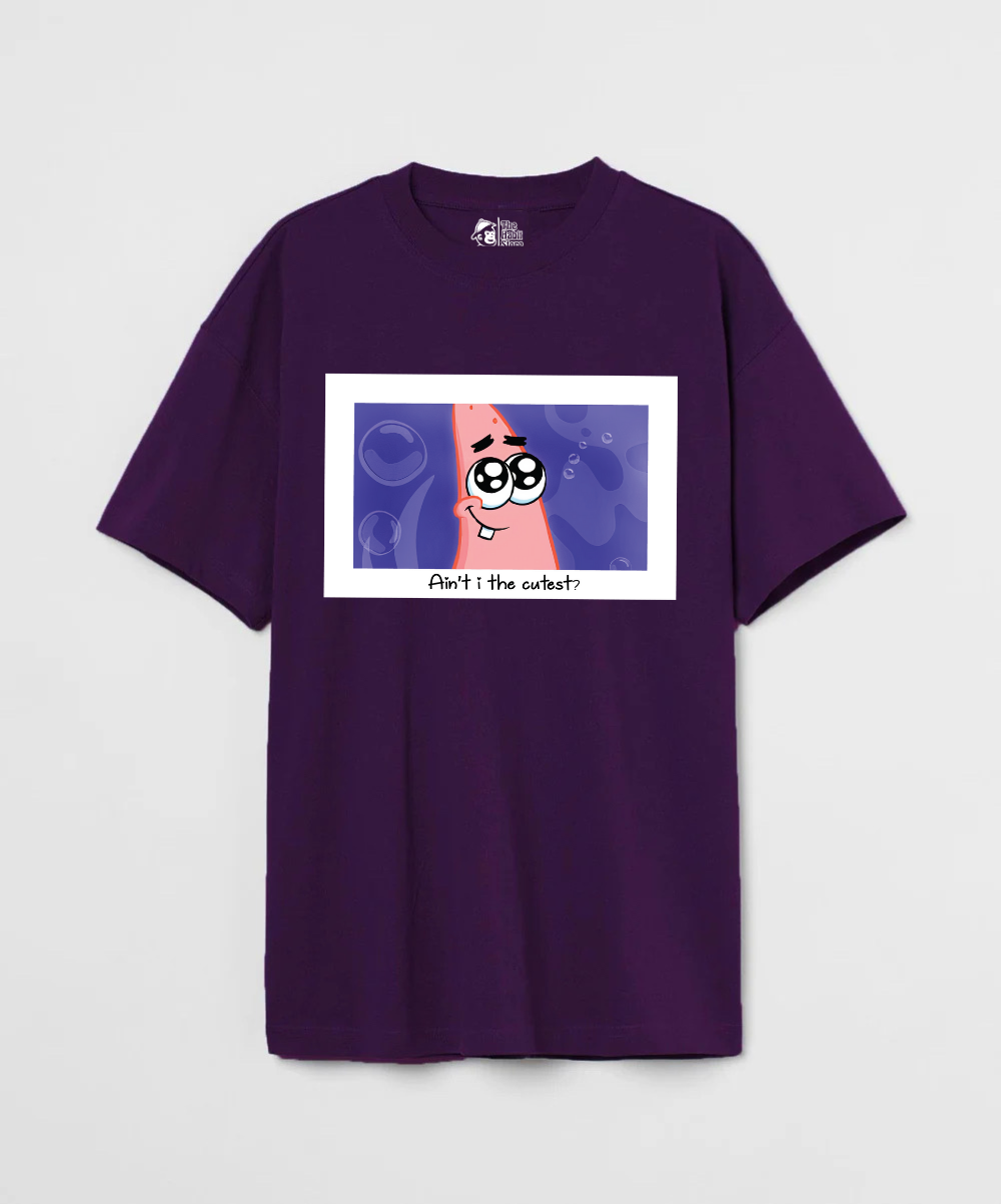 Ain't I The Cutest 240 GSM Unisex Oversized T-shirt