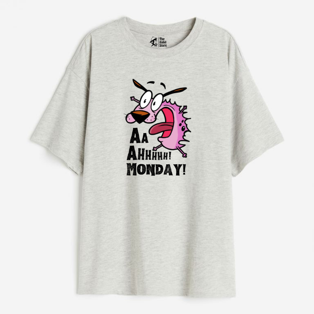 Monday! Lightweight 180 GSM Unisex Oversized T-shirts