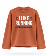 Running Away - Waffle Knit Oversized Full Sleeve