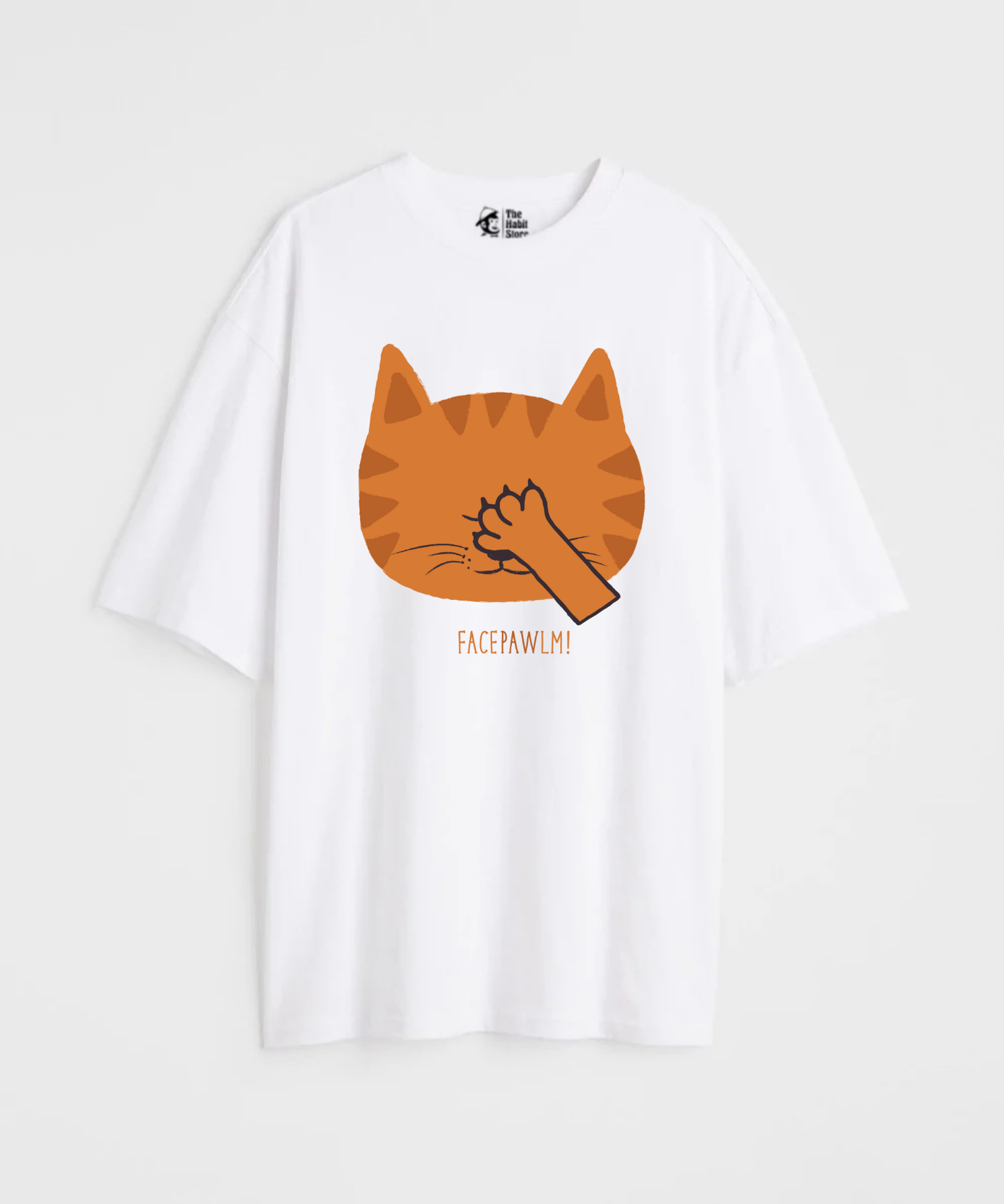 Facepawlm 240 GSM Unisex Oversized T-shirt