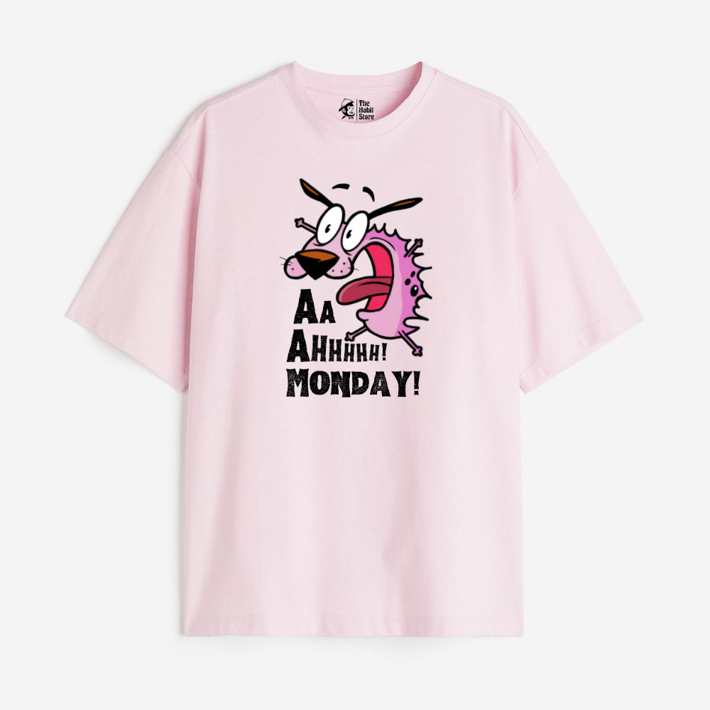 Monday! Lightweight 180 GSM Unisex Oversized T-shirts