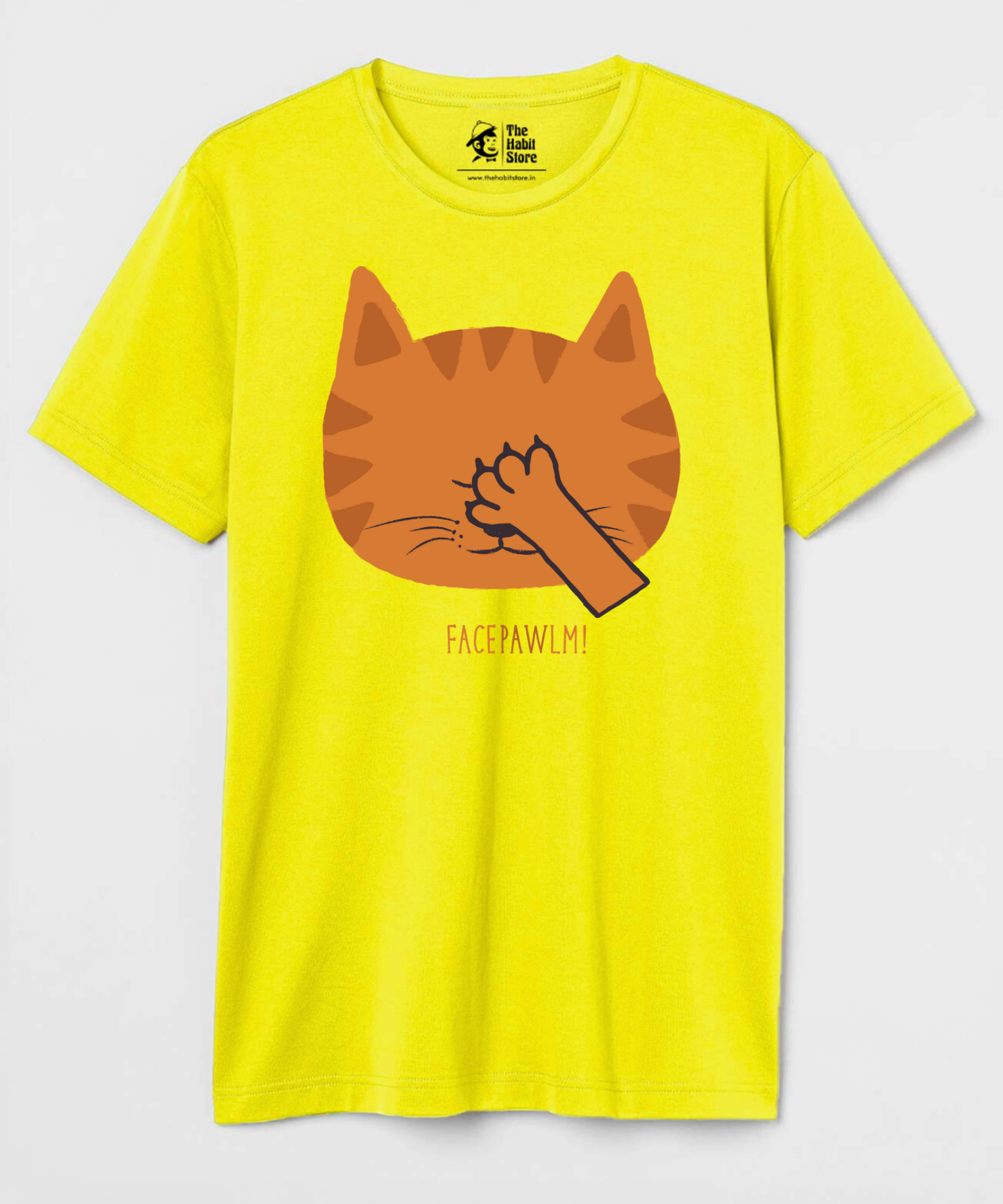 Facepawlm Unisex Round Neck Half Sleeve T-shirt