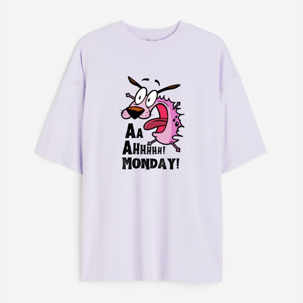 Monday! Lightweight 180 GSM Unisex Oversized T-shirts