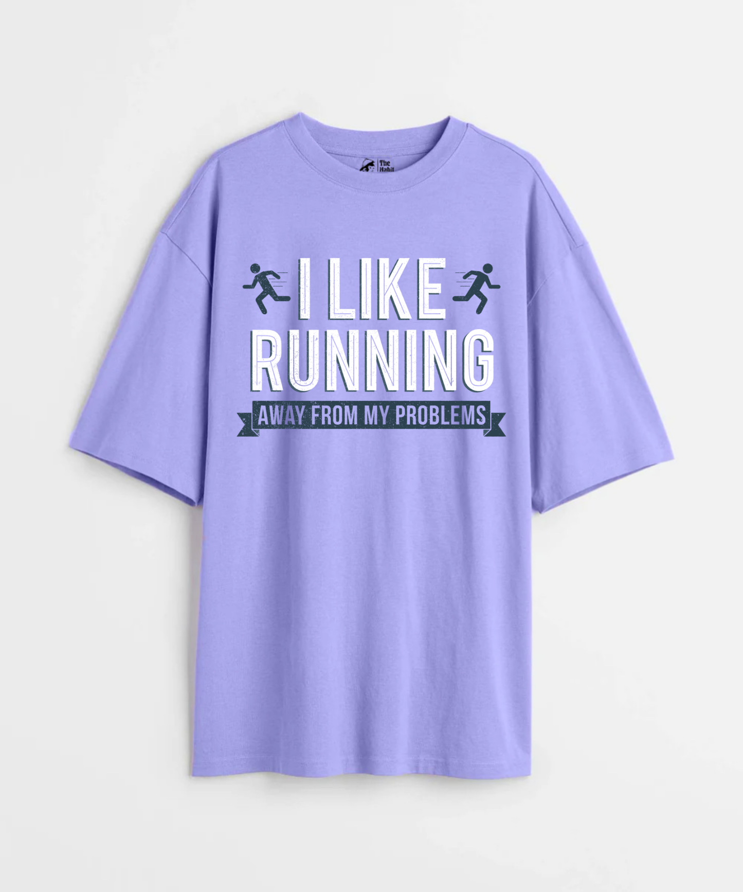 Running Away 240 GSM Unisex Oversized T-shirt