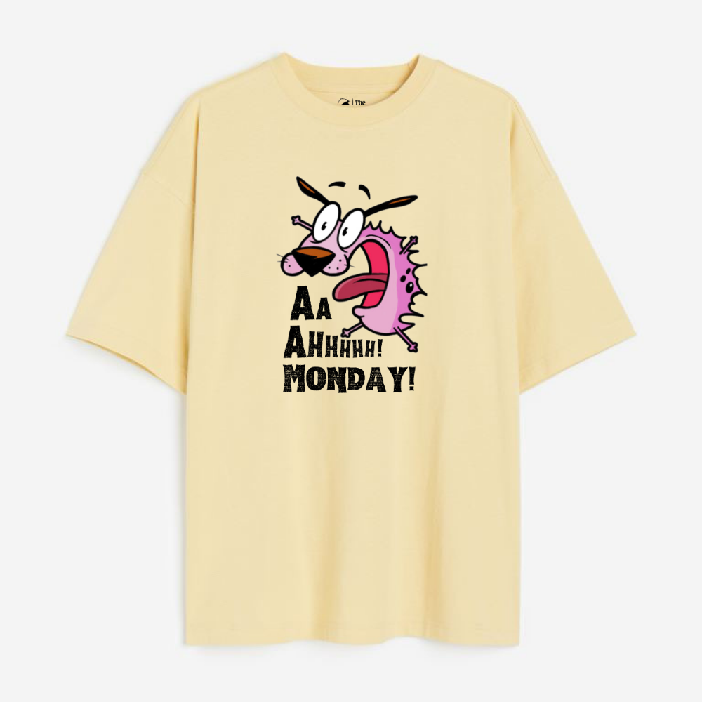 Monday! Lightweight 180 GSM Unisex Oversized T-shirts