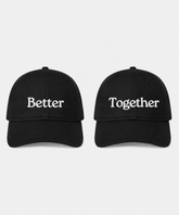 Better Together – Embroidered Couple Caps Set of 2