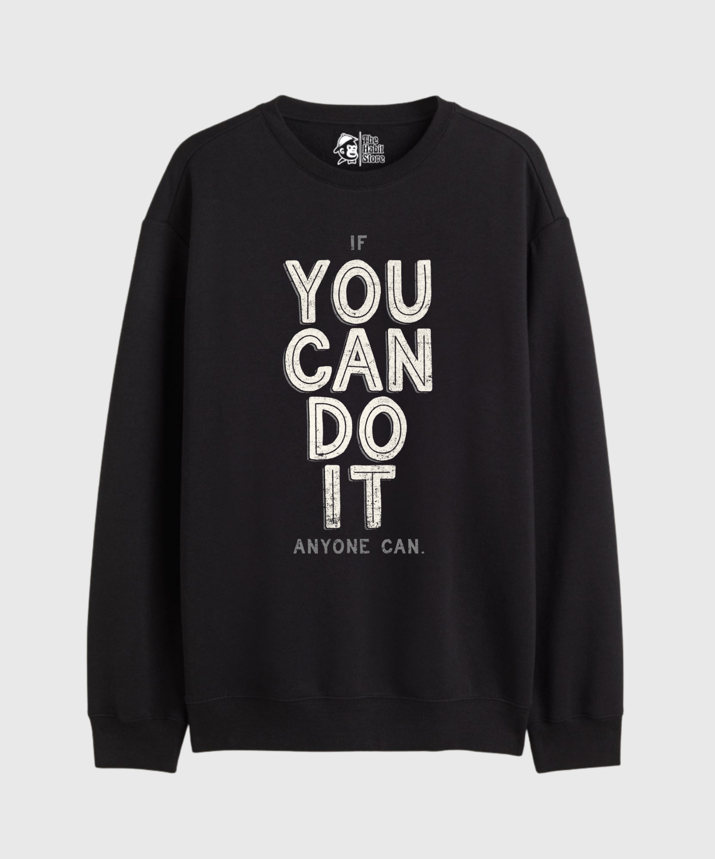 You Can Do It - Cozy Delight: Winter Bliss Unisex Oversized Sweatshirt (400 GSM)