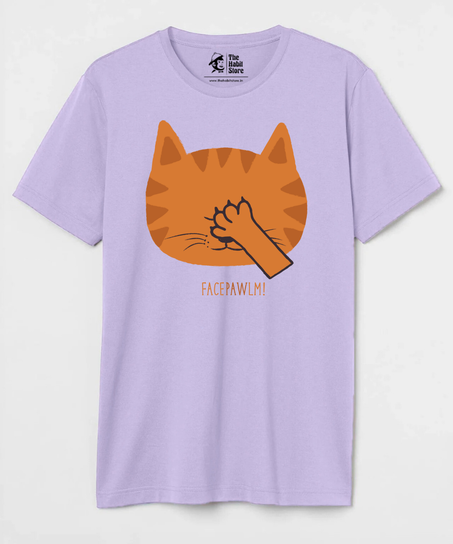 Facepawlm Unisex Round Neck Half Sleeve T-shirt