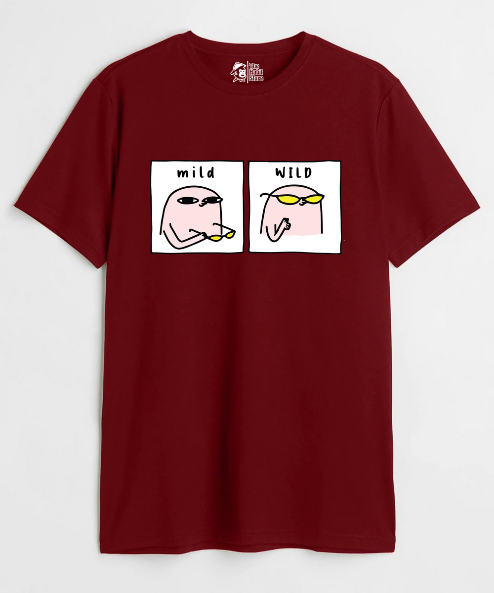 Mild & Wild - Regular Fit T-Shirt - Clear Out Sale