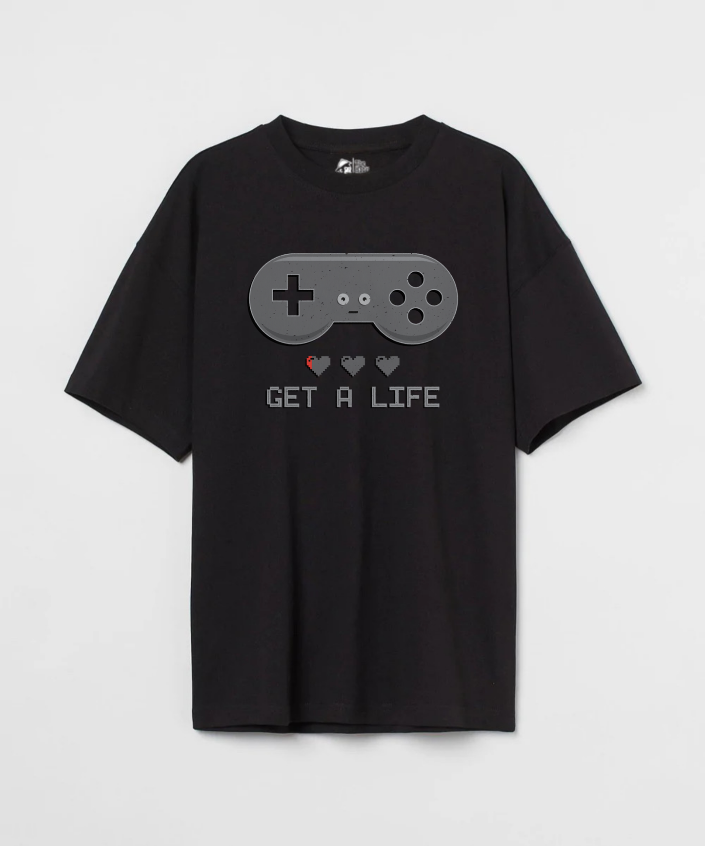 Get A Life 240 GSM Unisex Oversized T-shirt
