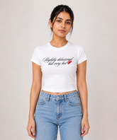 Very Hot — Baby Tee Fitted Crop