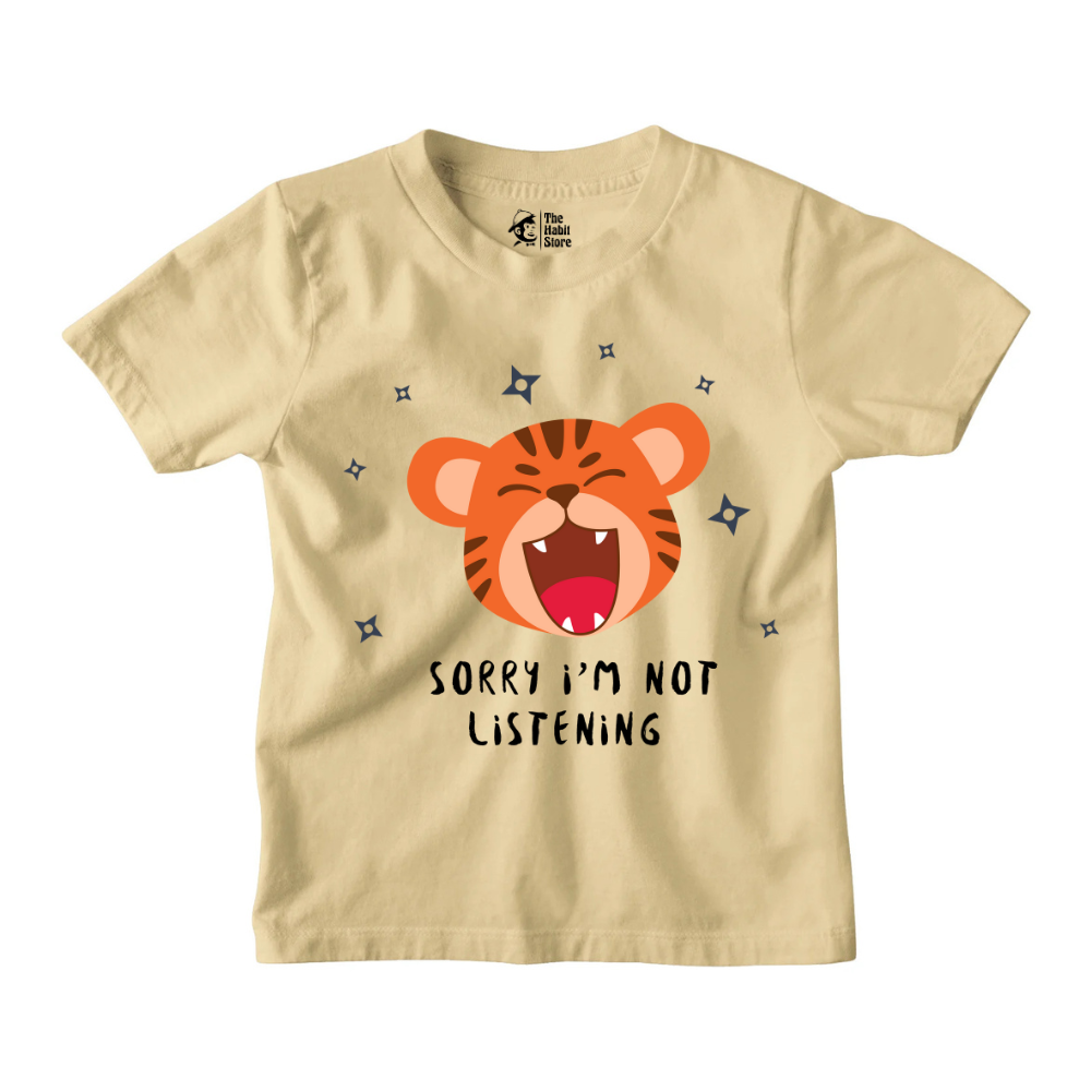 Sorry I'm Not Listening Kids T-Shirts for Nonstop Smiles!