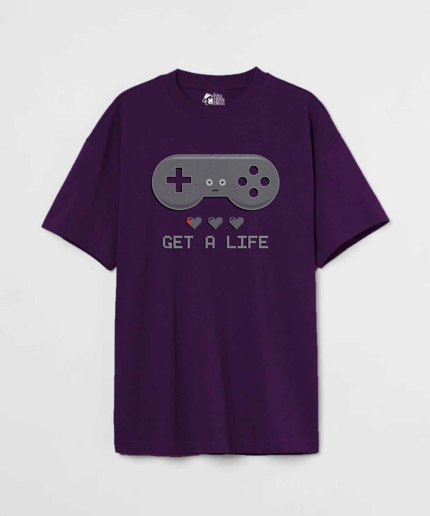 Get A Life 240 GSM Unisex Oversized T-shirt