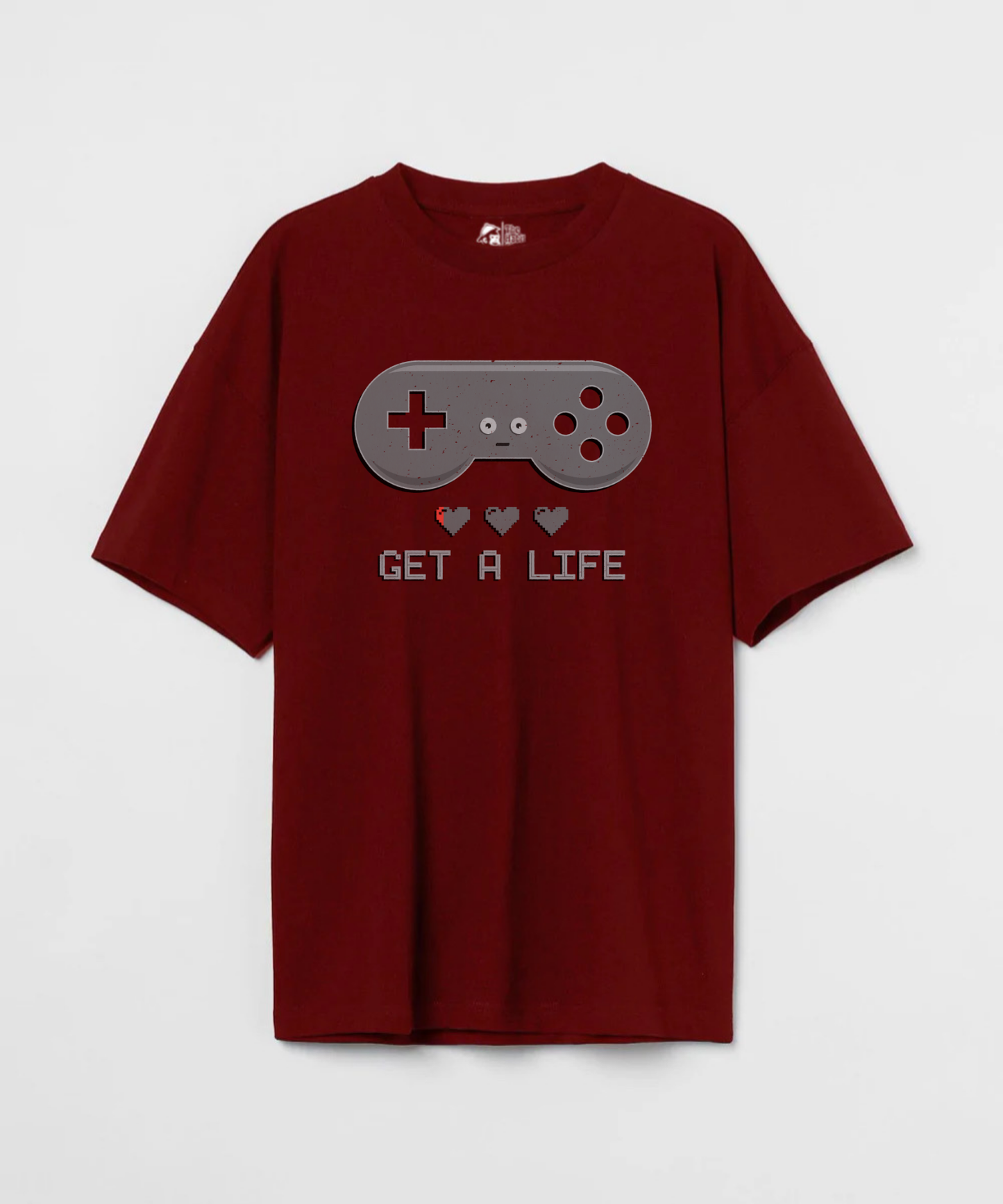 Get A Life 240 GSM Unisex Oversized T-shirt