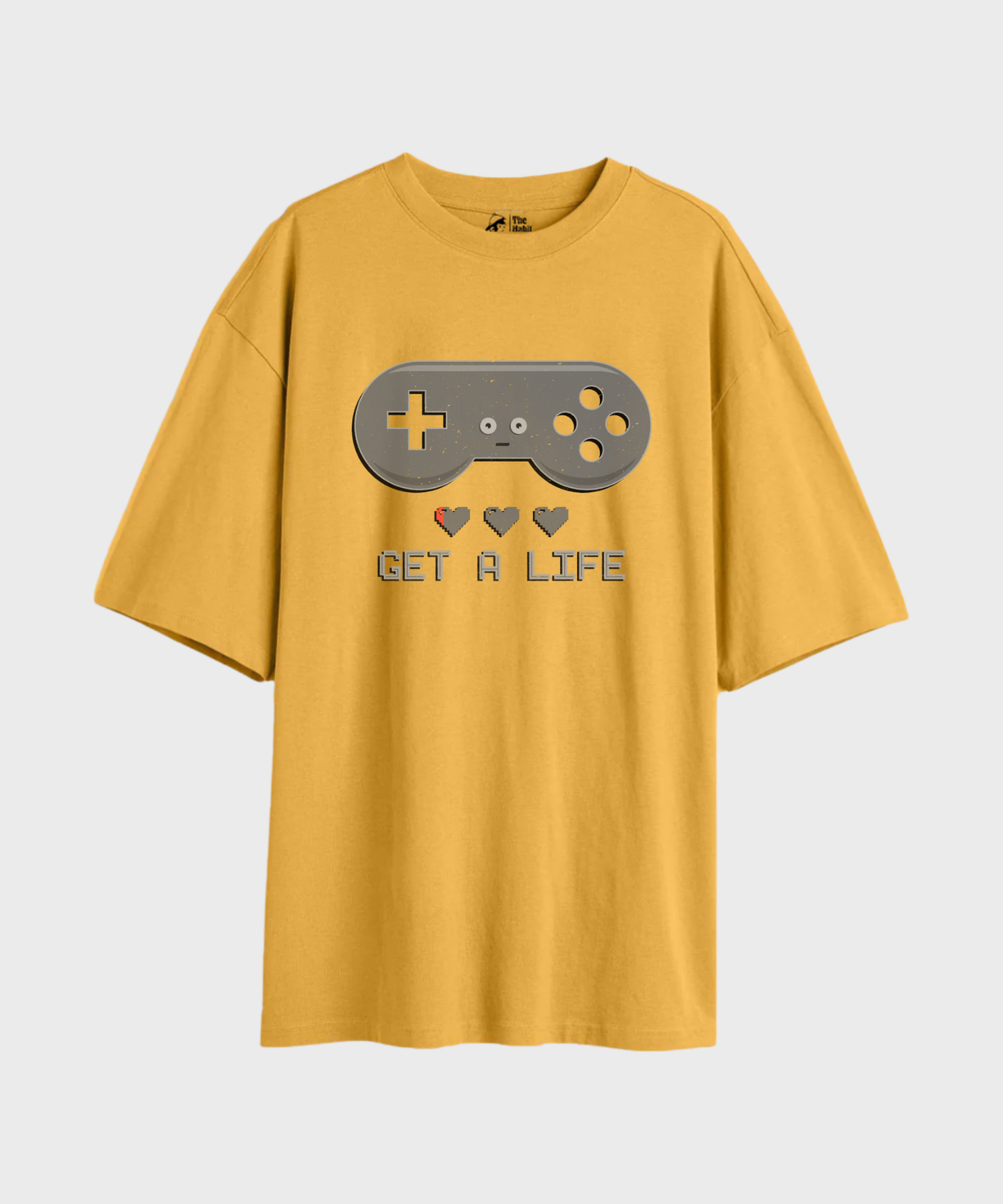 Get A Life 240 GSM Unisex Oversized T-shirt