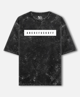ABCDEFUCKOFF Acid Wash Oversized T-shirt | 240 GSM