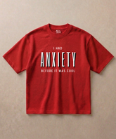Anxiety - Premium French Terry Oversized T-shirt