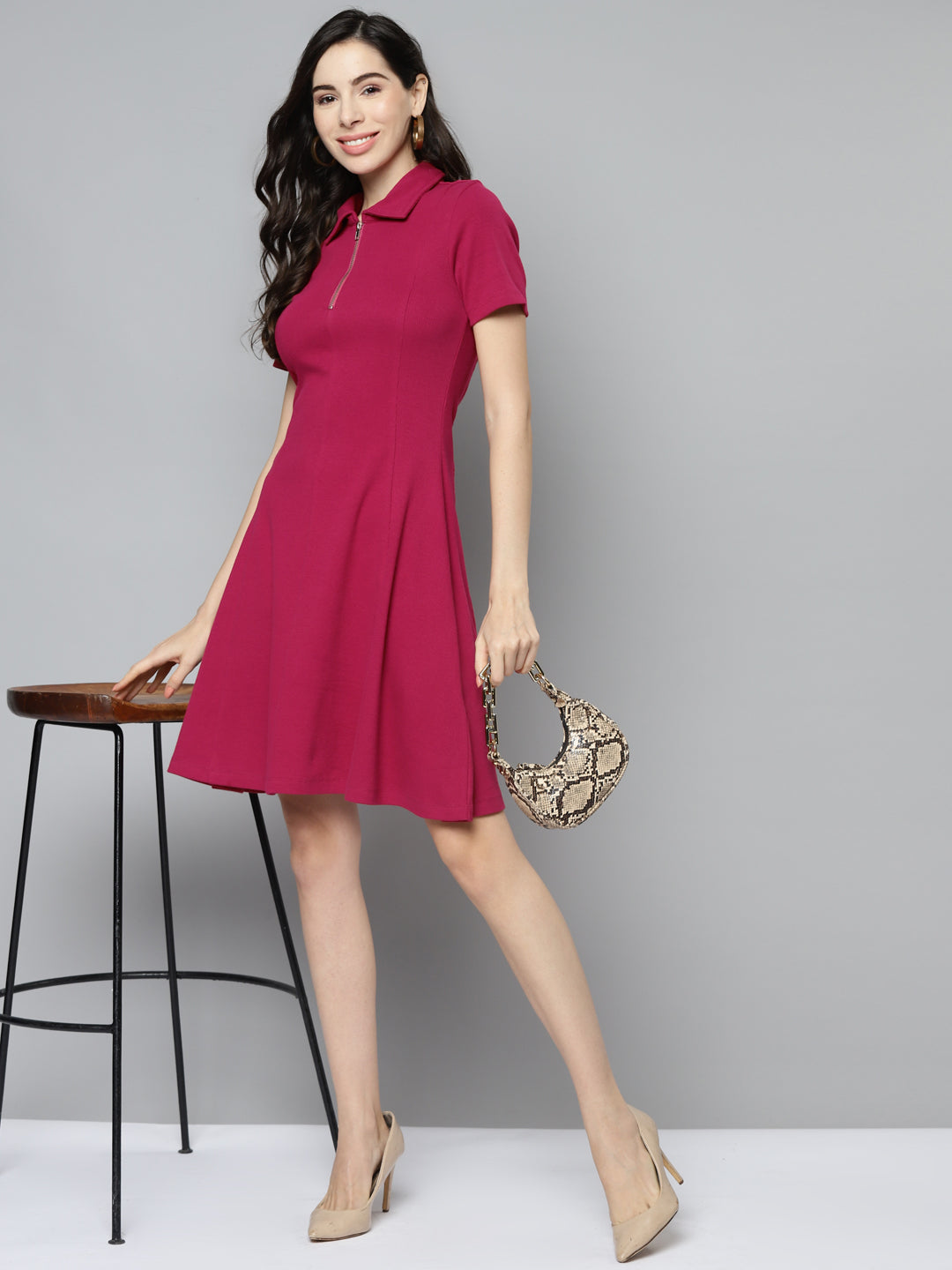 Women Polo Skater Dress