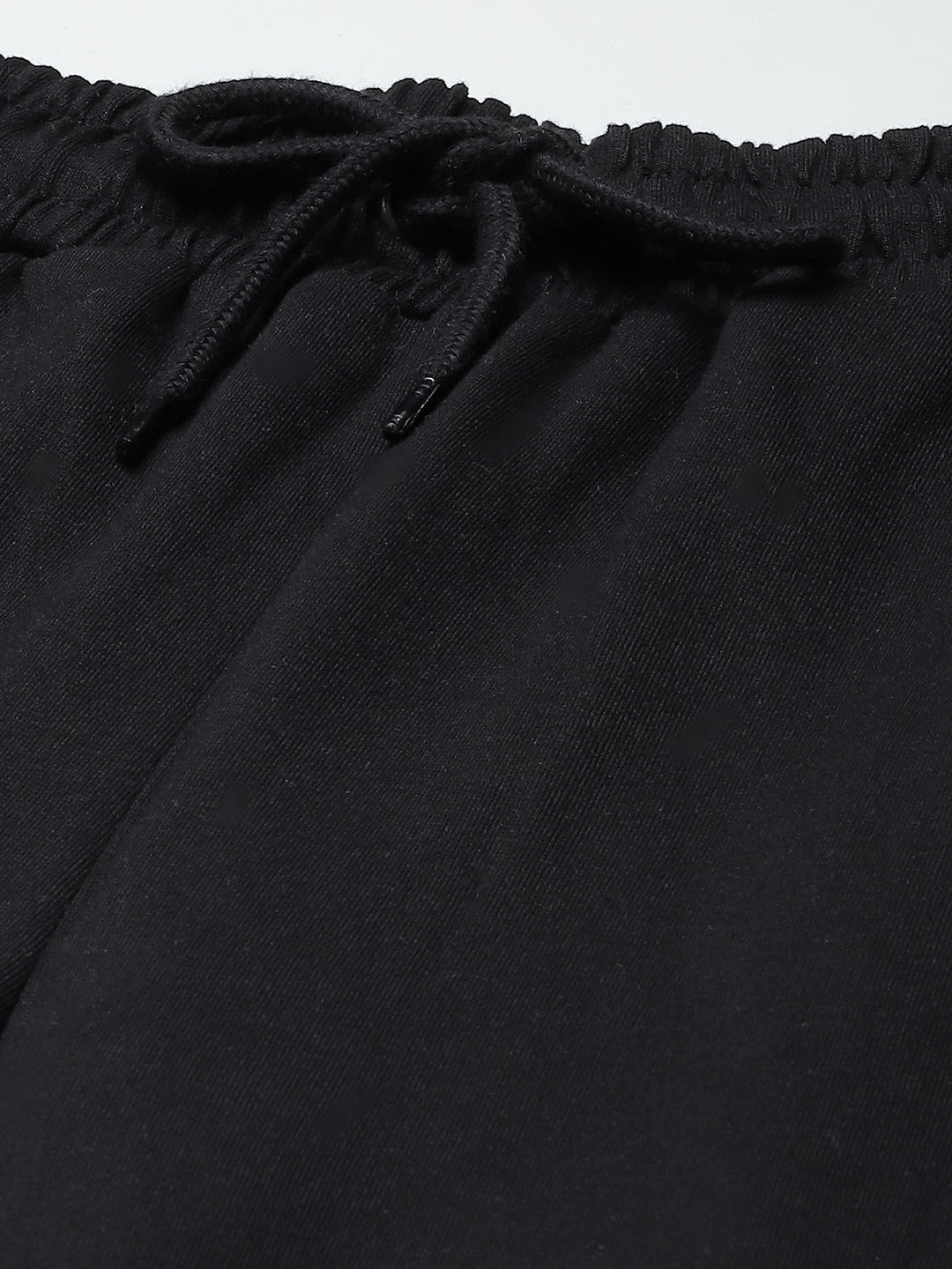 Women Black Track Pant With Zipper