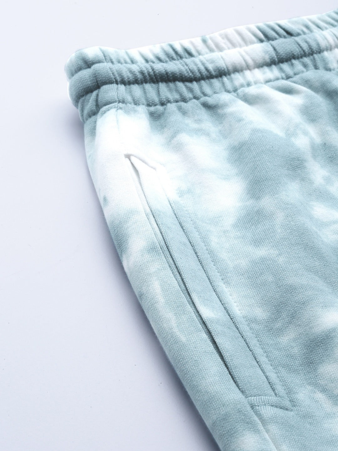 Women Turquoise Tie Die Joggers