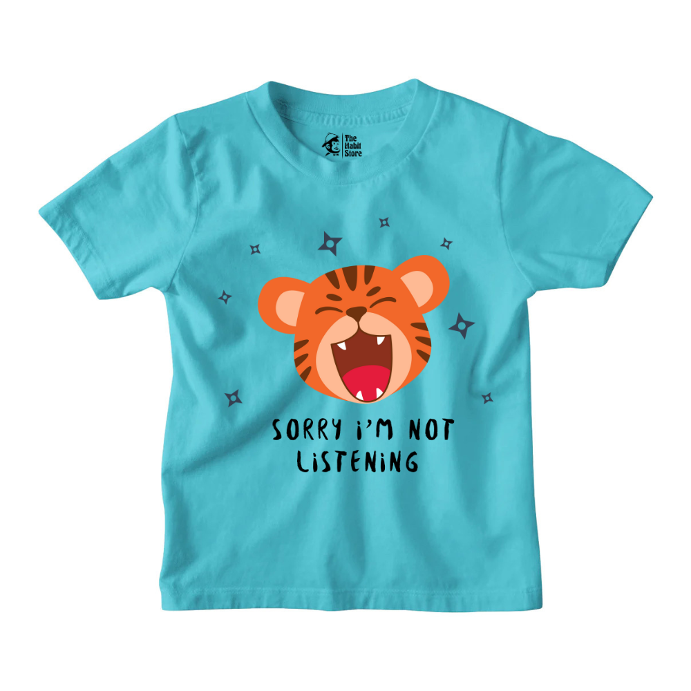 Sorry I'm Not Listening Kids T-Shirts for Nonstop Smiles!