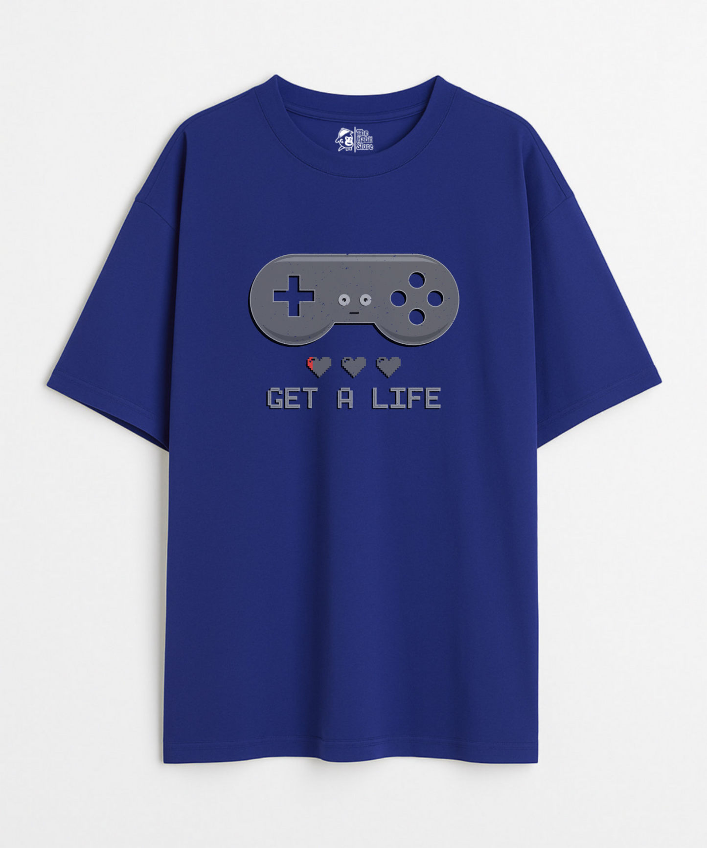 Get A Life 240 GSM Unisex Oversized T-shirt