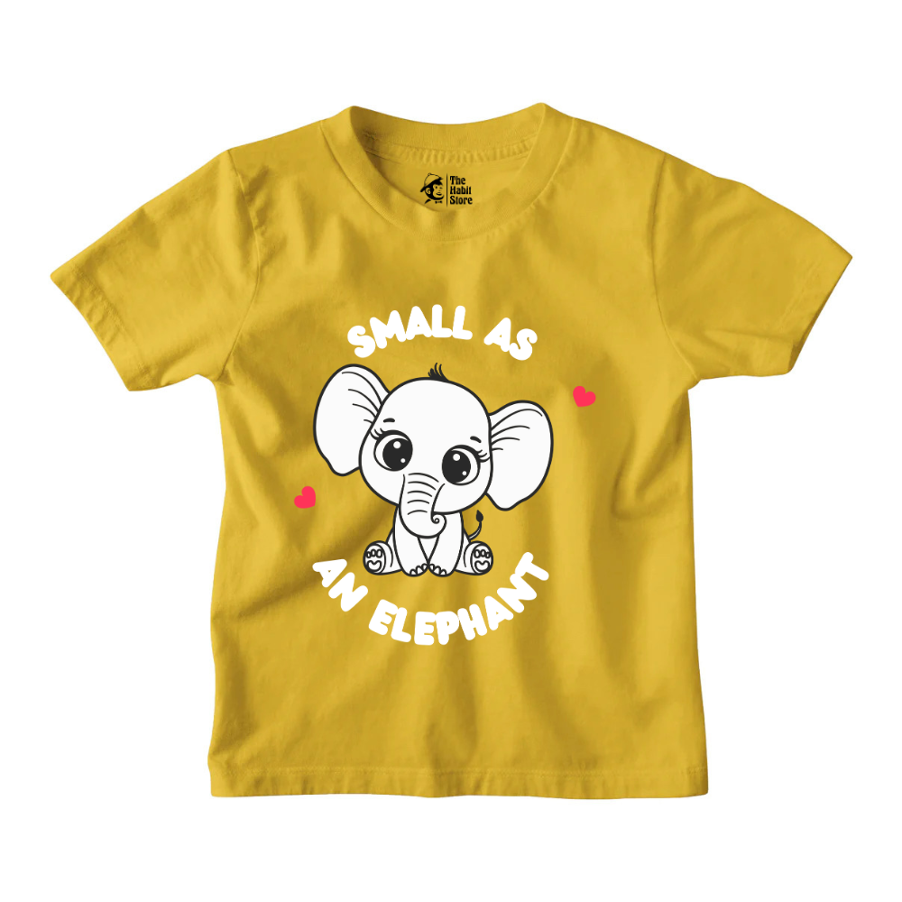 Small As An Elephant Kids' T-Shirts for Nonstop Smiles!