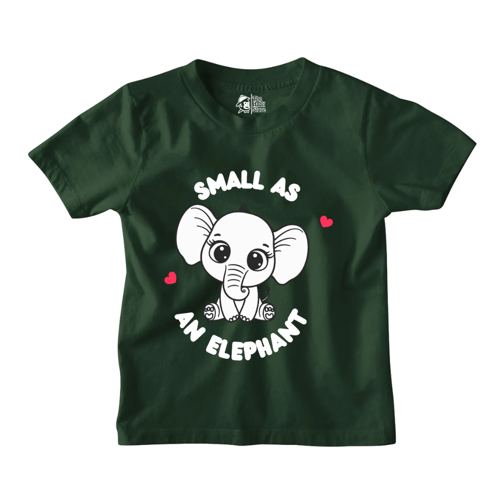 Small As An Elephant Kids' T-Shirts for Nonstop Smiles!