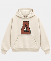 Vodka - Cream Boxy Hoodie – 100% Cotton Fleece