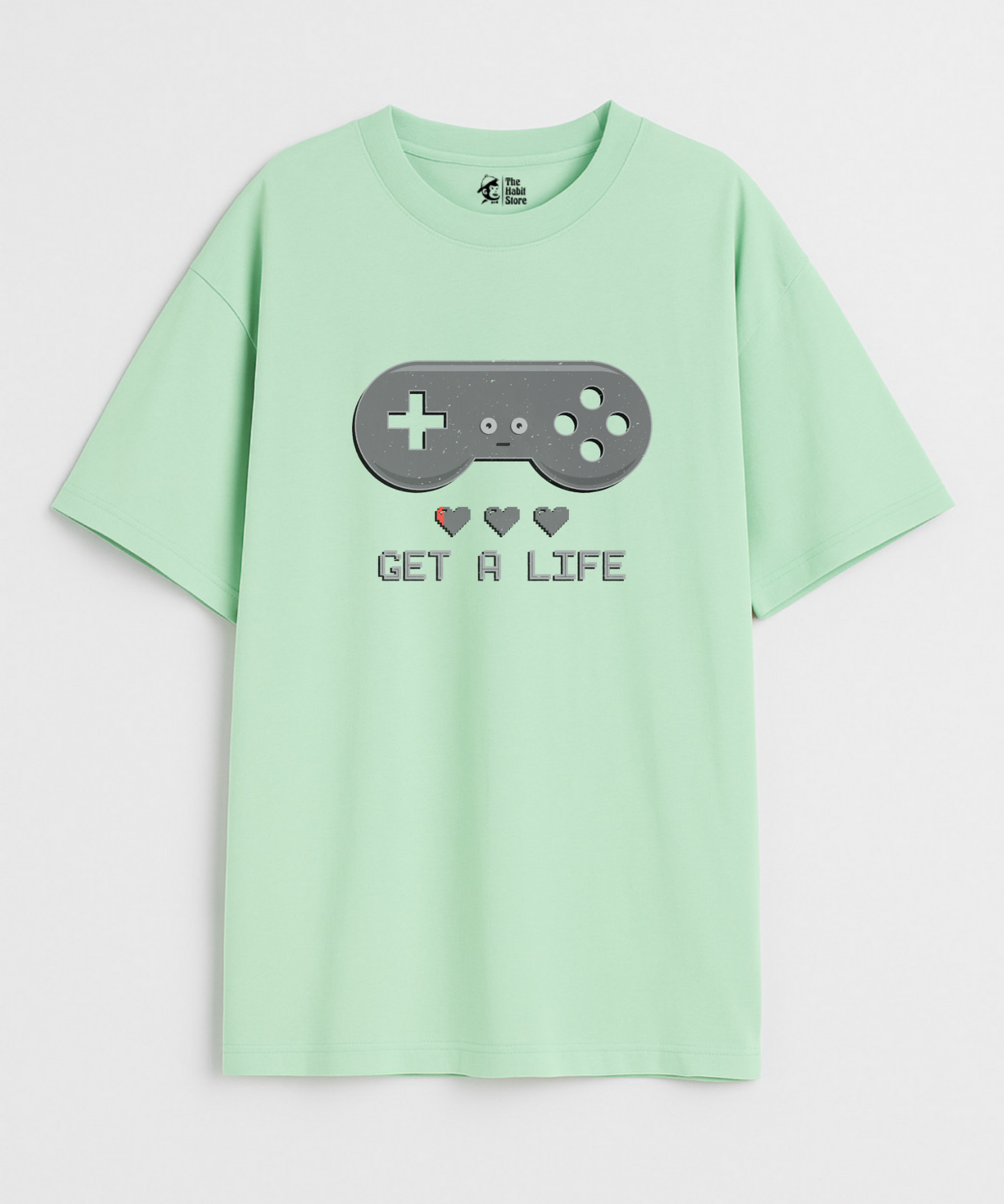 Get A Life 240 GSM Unisex Oversized T-shirt