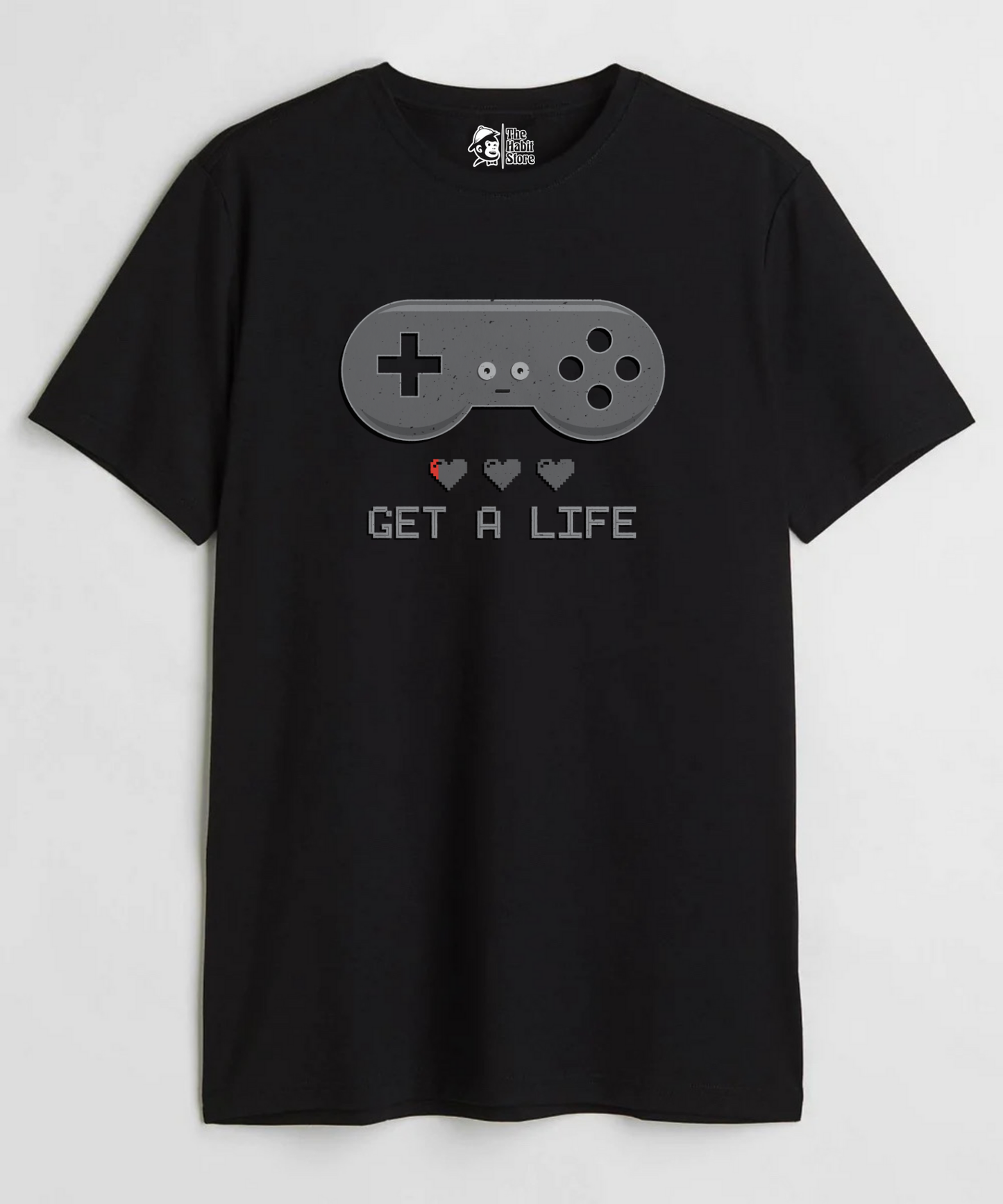 Get a Life Unisex Round Neck Half Sleeve T-shirt