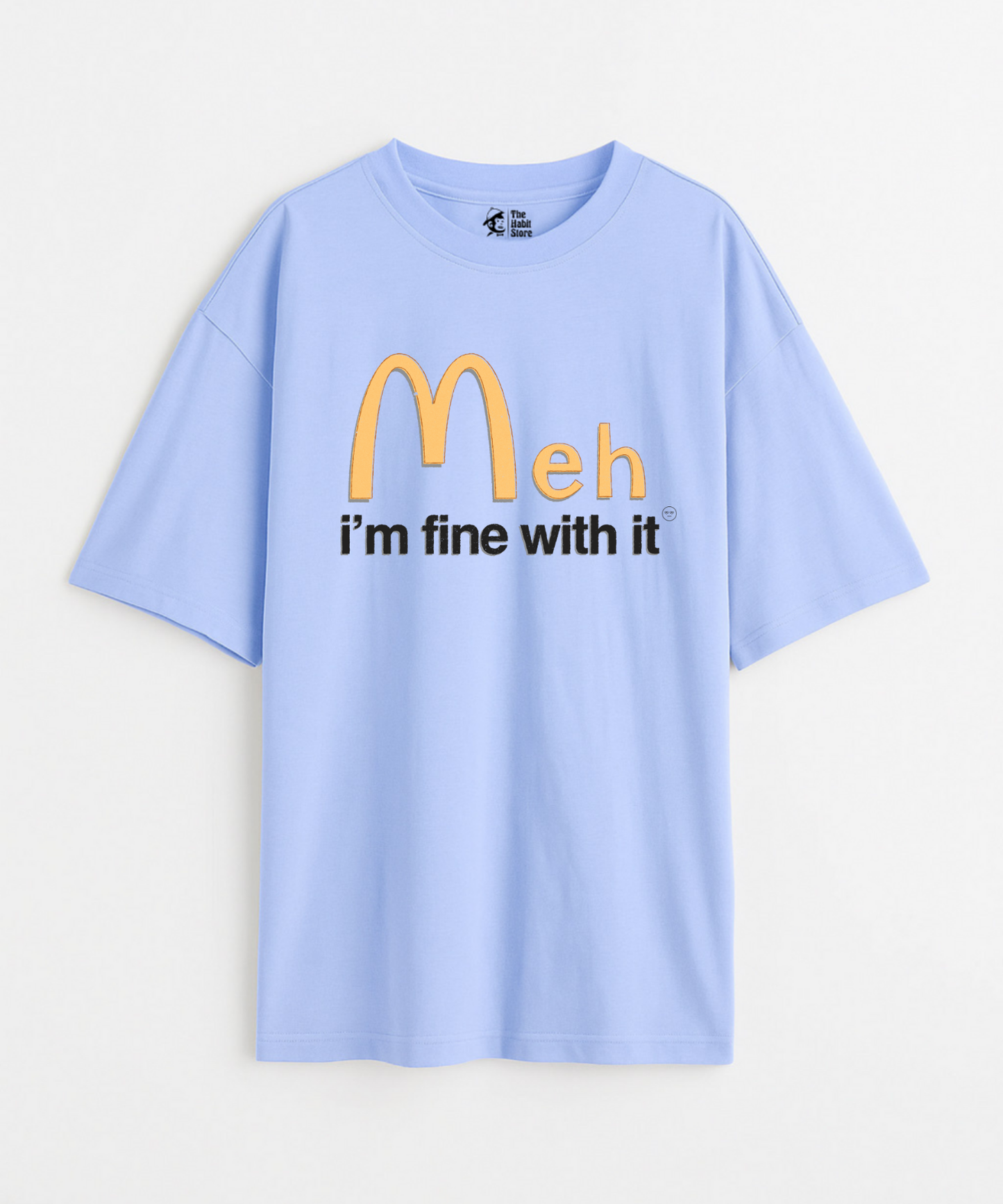 MehDonalds 240 GSM Unisex Oversized T-shirt