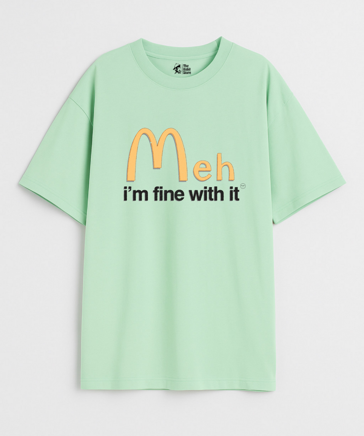 MehDonalds 240 GSM Unisex Oversized T-shirt