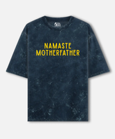 Namaste Motherfather Acid Wash Oversized T-shirt | 240 GSM