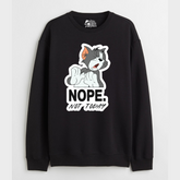 "Nope. Not Today - Cozy Delight: Winter Bliss Unisex Oversized Sweatshirt (400 GSM)"