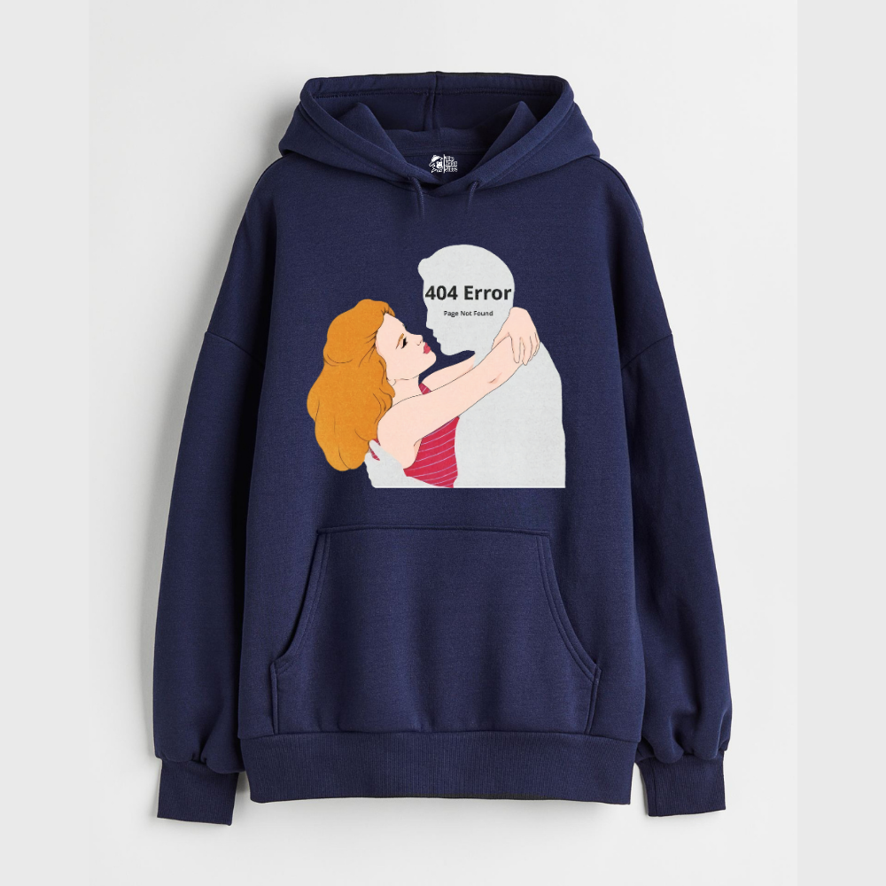 "Error 404 Not Found - Oversized Winter Dreams: Premium 400 GSM Hoodies"
