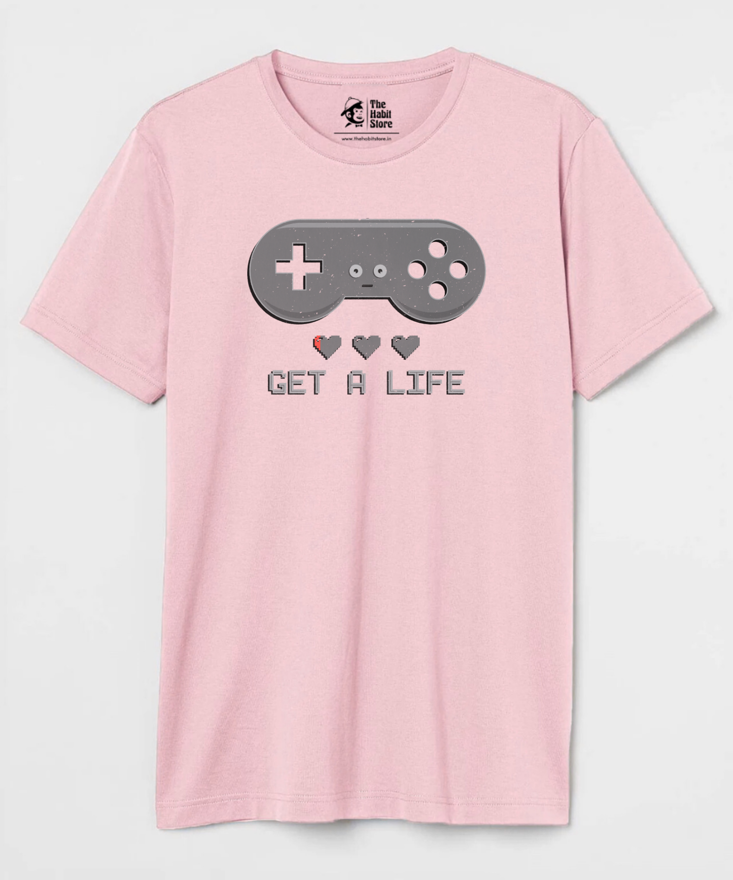 Get a Life Unisex Round Neck Half Sleeve T-shirt