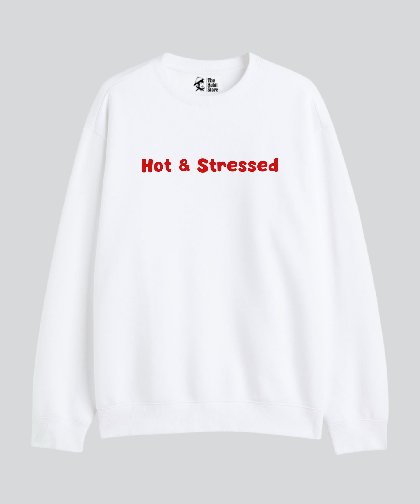 Hot & Stressed - Cozy Delight: Winter Bliss Unisex Oversized Sweatshirt (400 GSM)