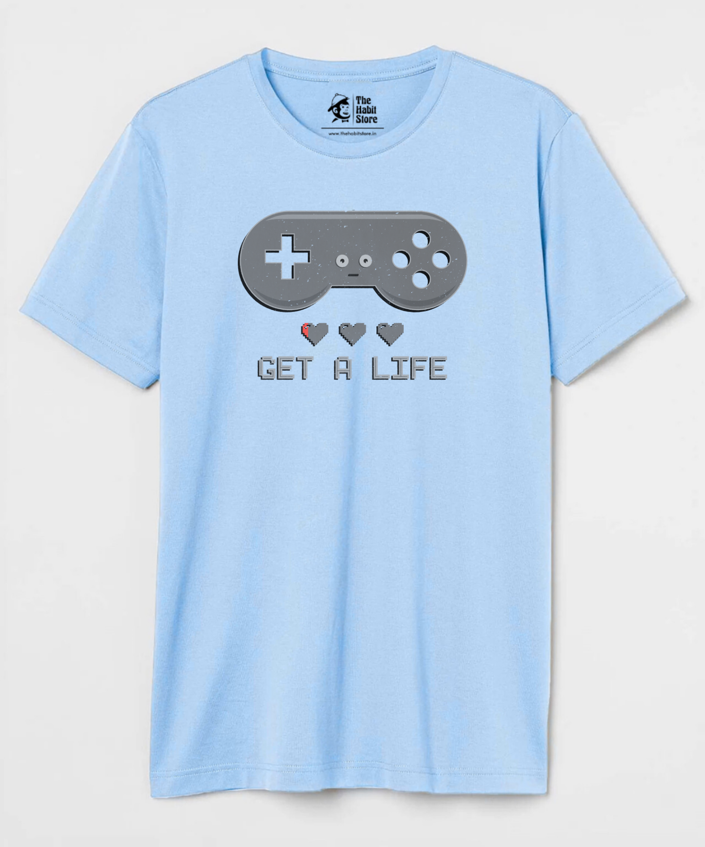 Get a Life Unisex Round Neck Half Sleeve T-shirt