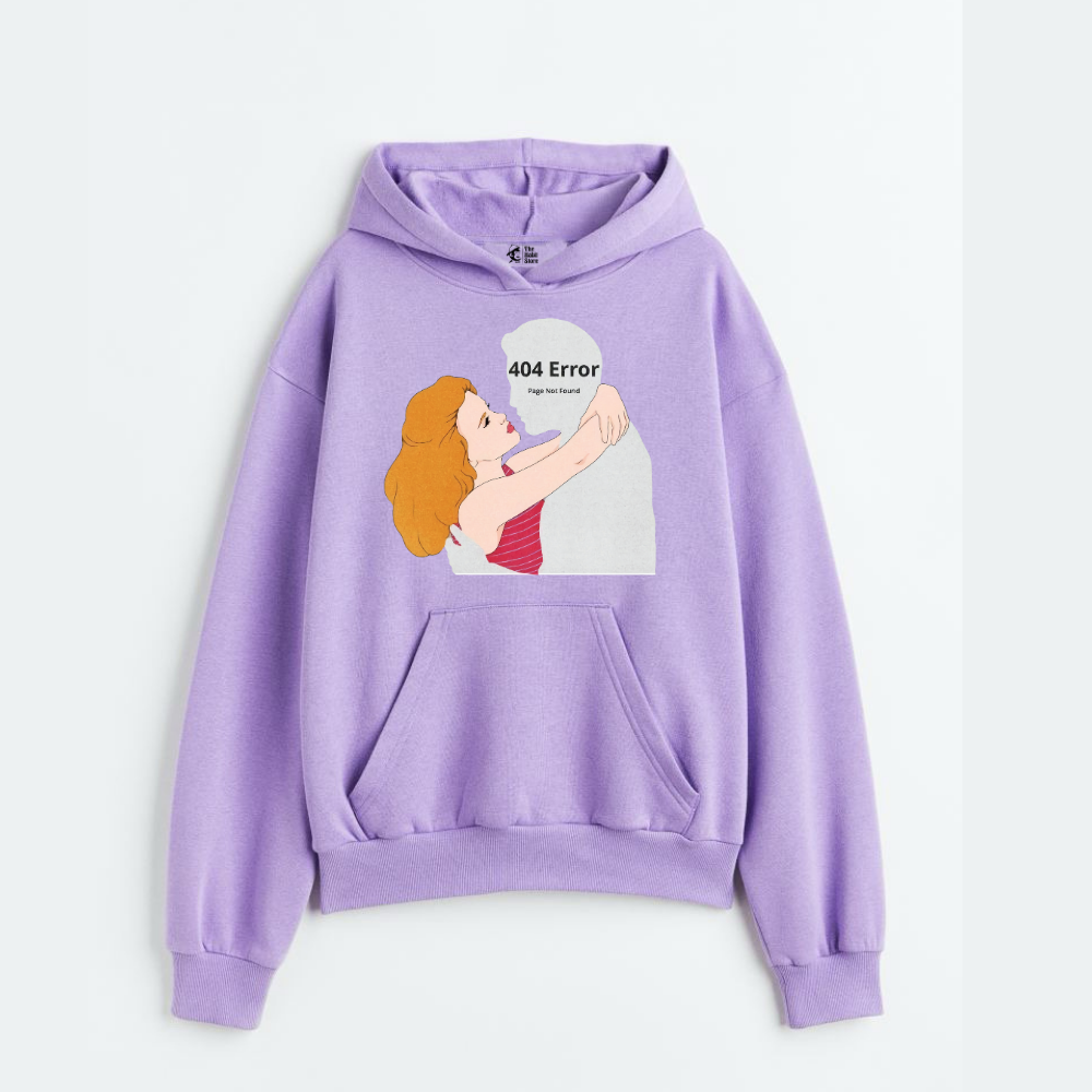 "Error 404 Not Found - Oversized Winter Dreams: Premium 400 GSM Hoodies"