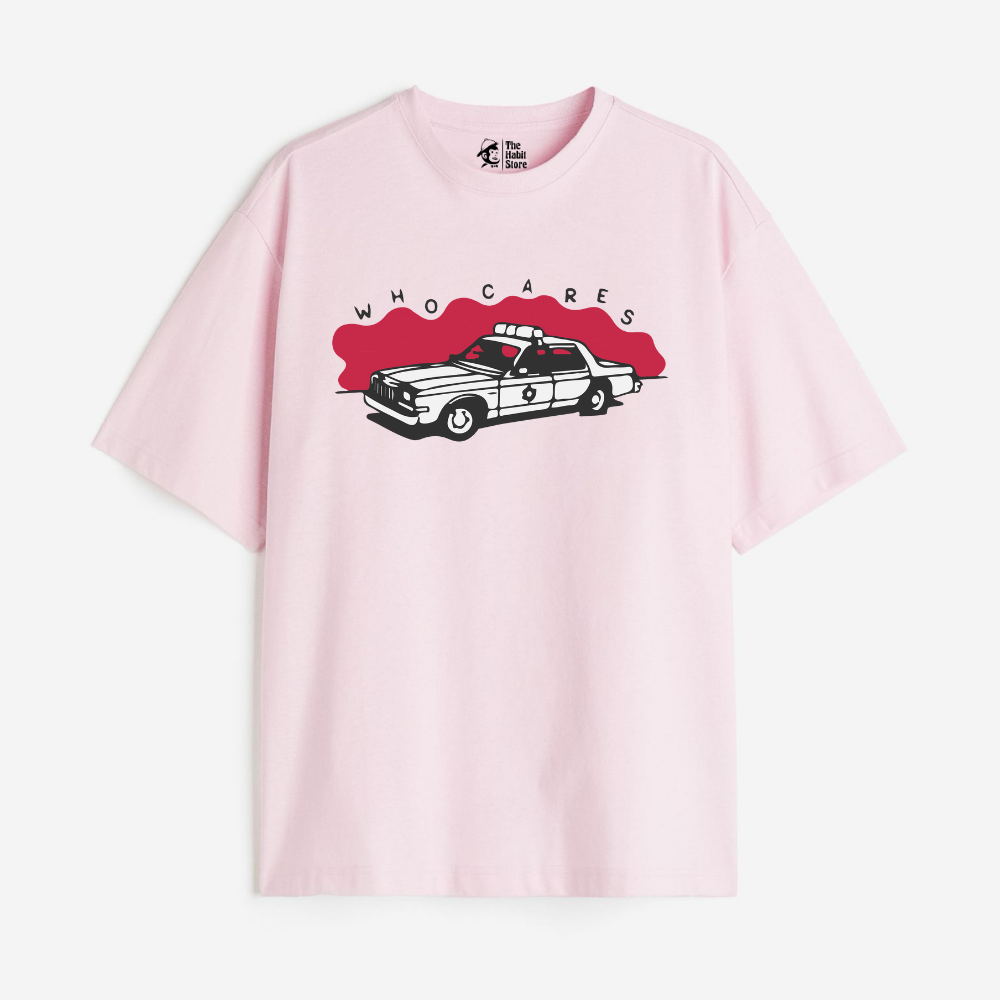 Who Cares Lightweight 180 GSM Unisex Oversized T-shirts