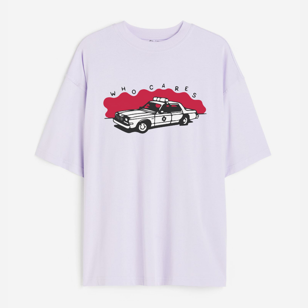Who Cares Lightweight 180 GSM Unisex Oversized T-shirts