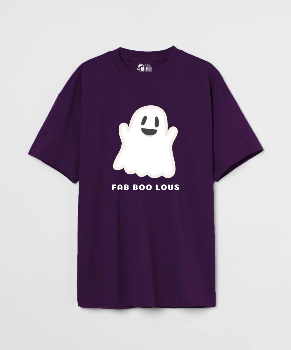 Fab Boo Lous 240 GSM Unisex Oversized T-shirt