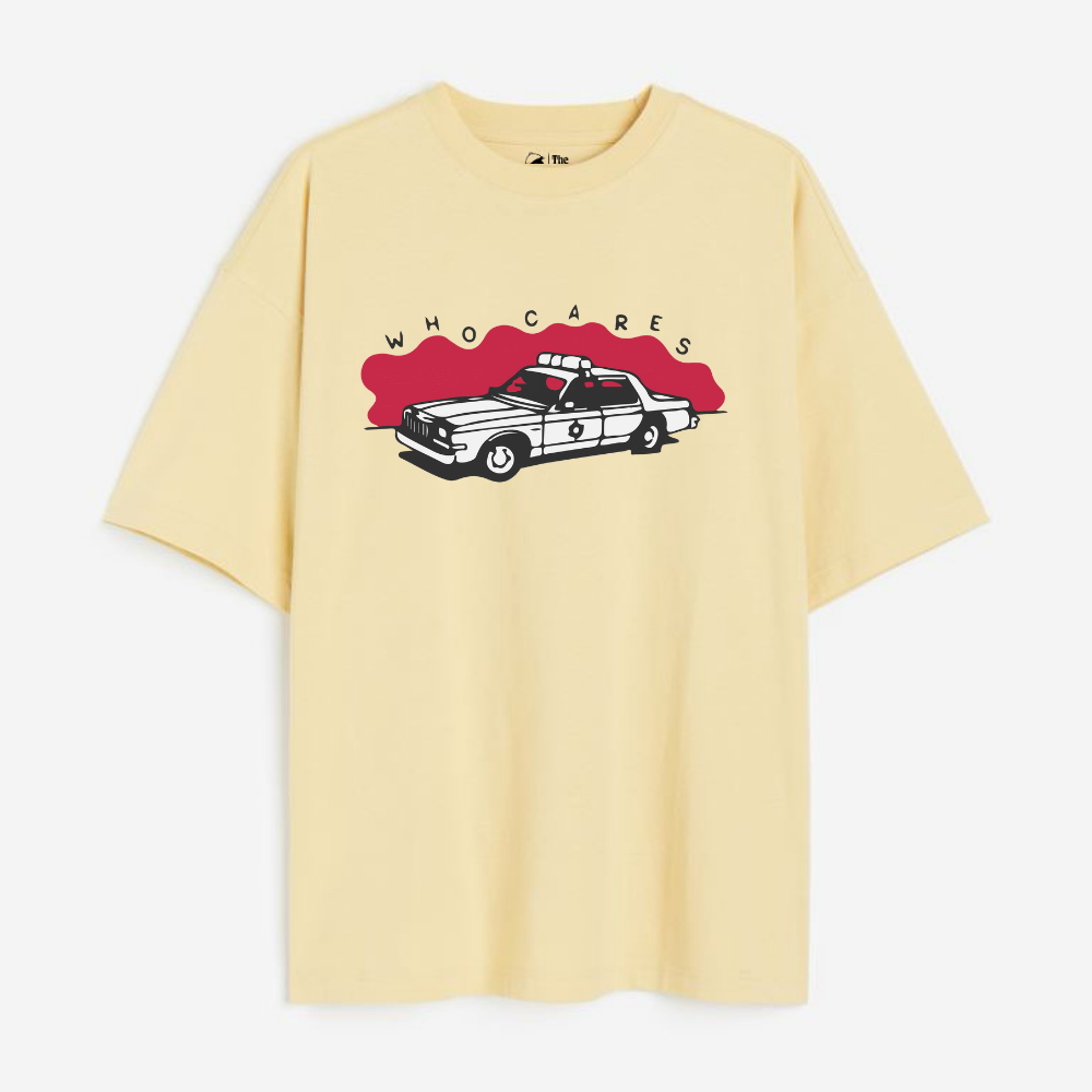 Who Cares Lightweight 180 GSM Unisex Oversized T-shirts