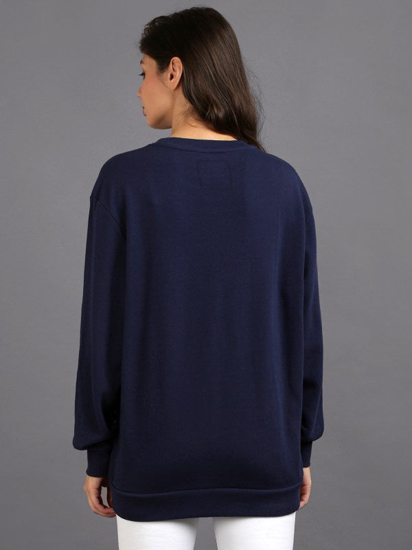 Solid Navy Blue Sweatshirt