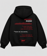Full Of Water – Black Boxy Hoodie – 100% Cotton Fleece